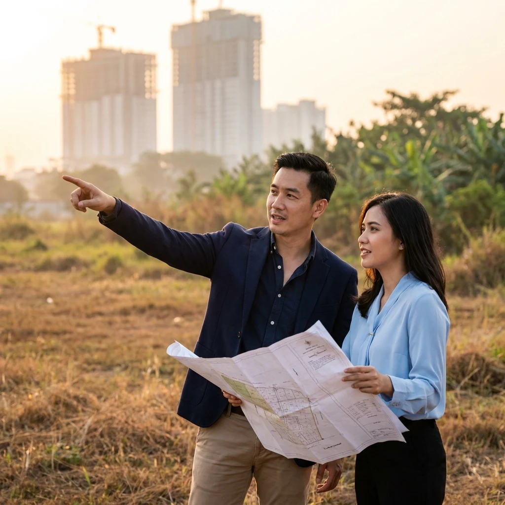 Land acquisition — surveying a development plot